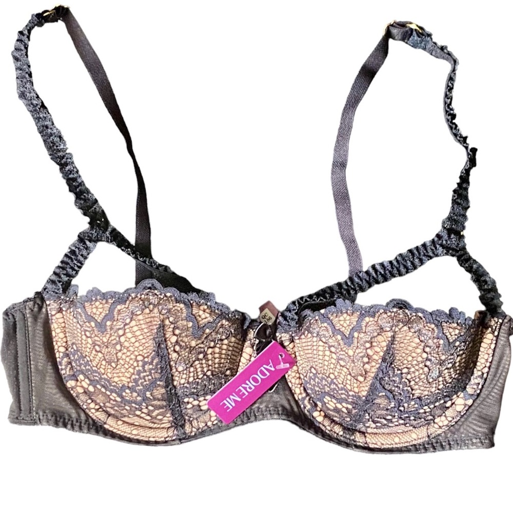 Adore Me Kimmy Black Push Up Bra